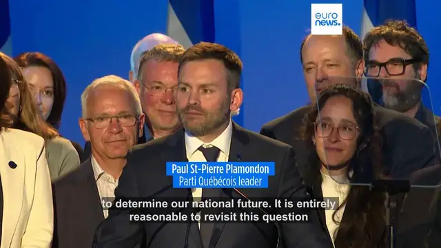 Video thumbnail for Quebec separatists vow independence referendum after winning local elections but falling short of majority