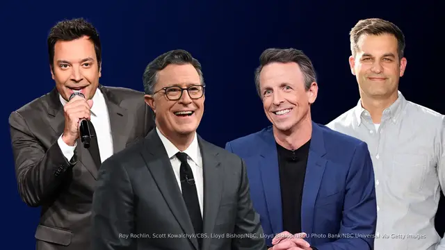 'Video thumbnail for 'Hulk smash on the White House': Late-night hosts react to Trump's ballroom'
