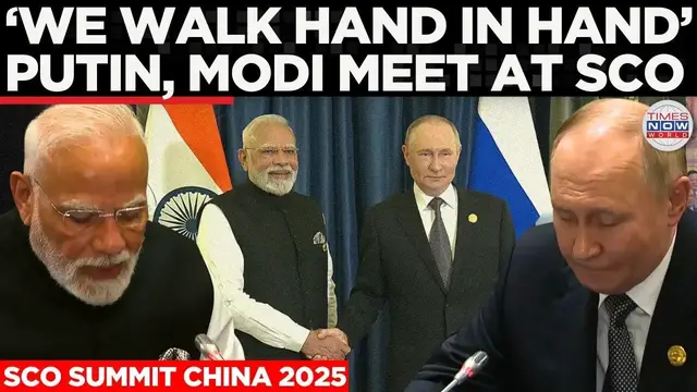 'Video thumbnail for FULL CONVERSATION: Putin Meets Indian PM Modi at SCO Summit 2025'