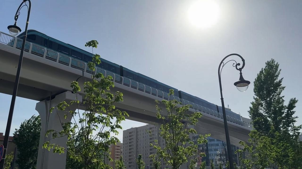 Video thumbnail for Kazakhstan: Light metro in Kazakhstan.