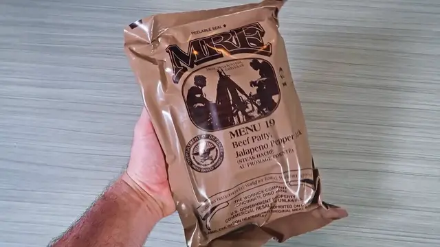 'Video thumbnail for Tasting US Military MRE Menu #19 (Meal Ready to Eat)'