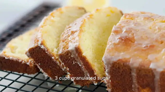 Video thumbnail for Buttermilk Pound Cake Recipe