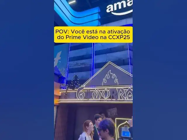 Video thumbnail for O @primevideobr trouxe #Fallout, #TheBoys e #SpiderNoir pra #CCXP25