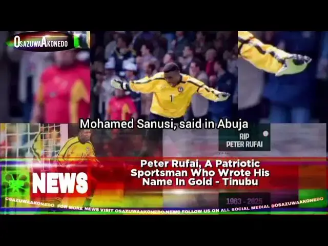 Video thumbnail for Peter Rufai, A Patriotic SpPeter Rufai, A Patriotic Sportsman Who Wrote His Name In Gold - Tinubu