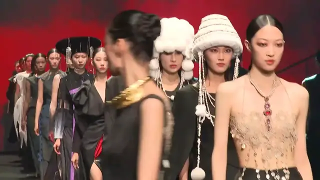 Video thumbnail for China: 2026 China Graduate Fashion Week opens in Beijing.
