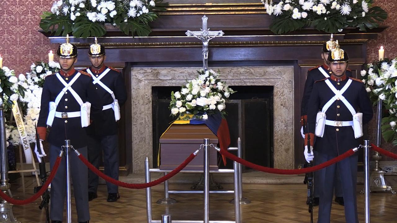 Video thumbnail for Colombia: Funeral ceremonies held in Bogota for former Colombian Vice President German Vargas Lleras.