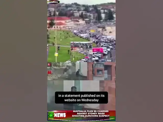 Video thumbnail for Australia Files 59 Charges Against Sydney Mass Shooting Surviving Suspect