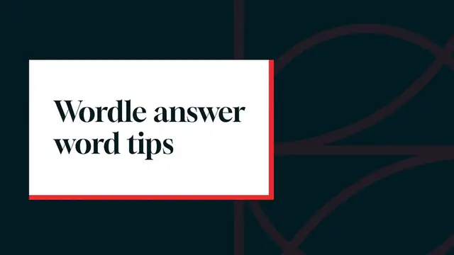 'Video thumbnail for Wordle answer word tips'