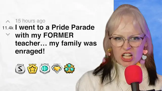 'Video thumbnail for I went to a Pride Parade with my FORMER teacher… my family was enraged! - r/amIthejerk | Reddit Stories'