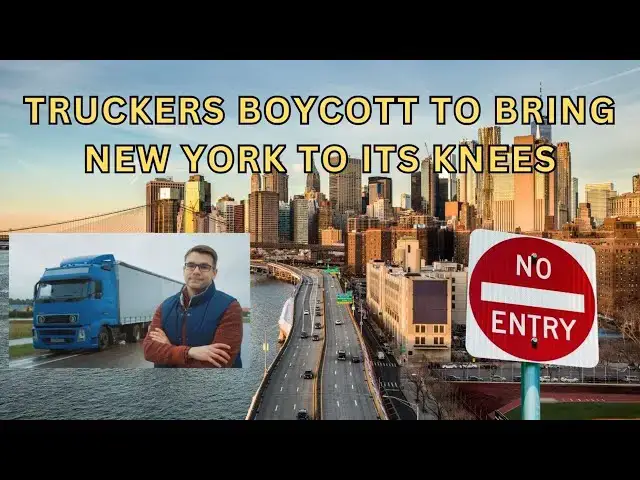 Video thumbnail for US Truckers Boycott To Bring New York City To Its Knees