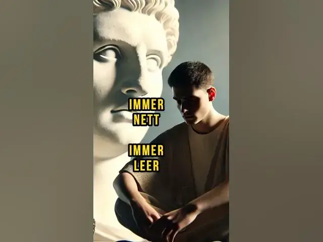 Video thumbnail for Warum du dich verlierst, wenn du immer freundlich bist  #stoizismus