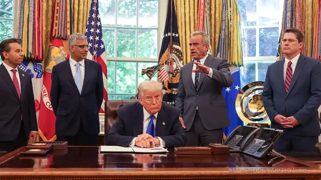 Video thumbnail for Trump signs order to pause ‘dangerous’ research citing COVID-19, security risks