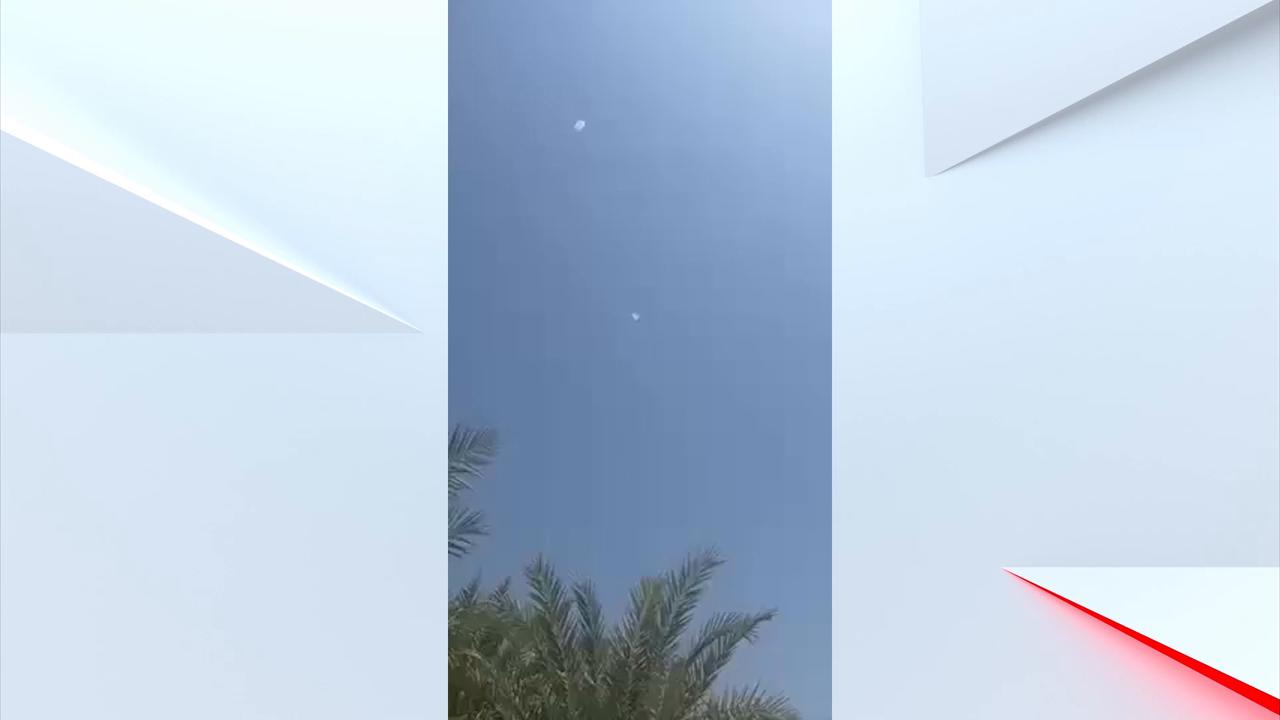 Video thumbnail for WATCH: Iranian rockets intercepted overhead in Dubai while swimming pool evacuated