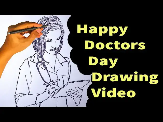 Video thumbnail for Happy Doctors Day Drawing Video