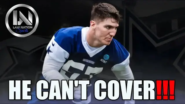 'Video thumbnail for law nation sports: cowboys jack sanborn's struggles? analyzing his cover skills & the impact on dallas' defense'