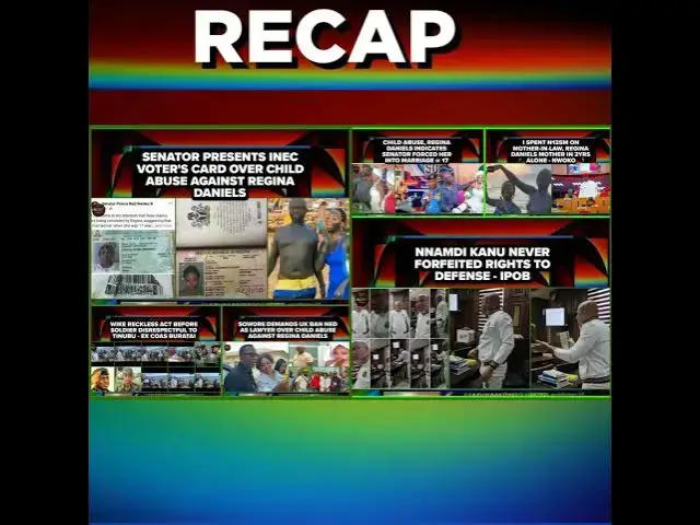 Video thumbnail for NewsRecap @9pm 13-11