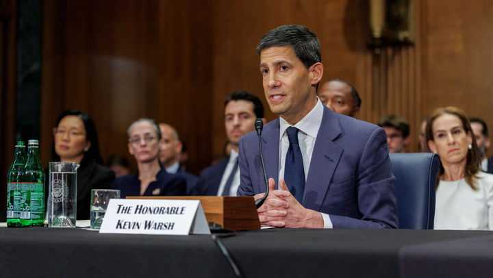 Video thumbnail for New Fed Chair Kevin Warsh Begins Remaking the Central Bank