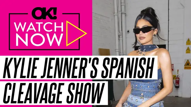 Video thumbnail for Kylie Jenner Flaunts Cleavage in Strapless Top While Speaking Spanish
