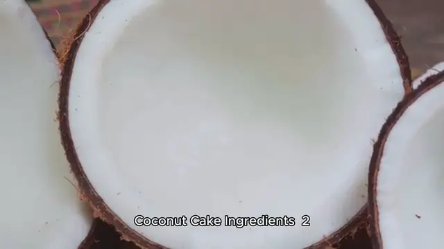 Video thumbnail for Coconut cake recipe