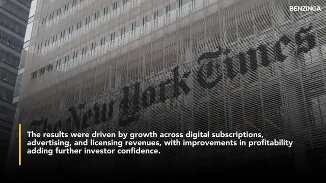 'Video thumbnail for New York Times Stock Jumps 15% After Strong Q2 Earnings Beat'