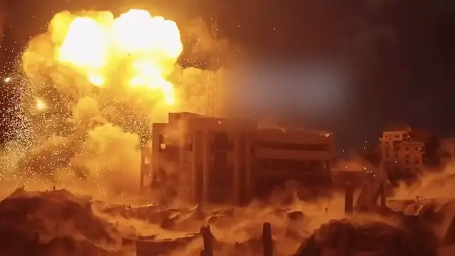 'Video thumbnail for Israel bombs Gaza clinic as blood banks run dry'