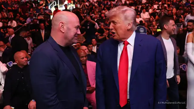 'Video thumbnail for UFC boss says cage fight at White House is ‘going to happen’'