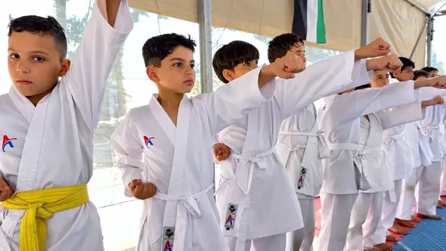 Video thumbnail for Gaza's karate kids: Palestinian children cope with trauma through martial arts