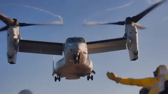 Video thumbnail for U.S. Navy Vertical Deck Landing Qualifications (2025)