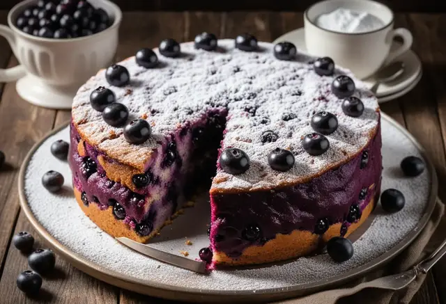 Video thumbnail for Huckleberry Cake (Vegan)