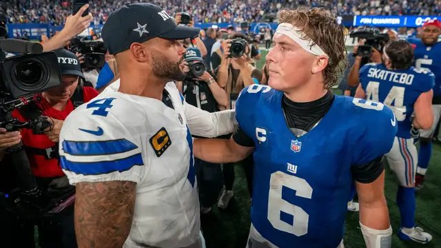 Video thumbnail for Cowboys vs. Giants: Surprising Week 1 Game Analysis!