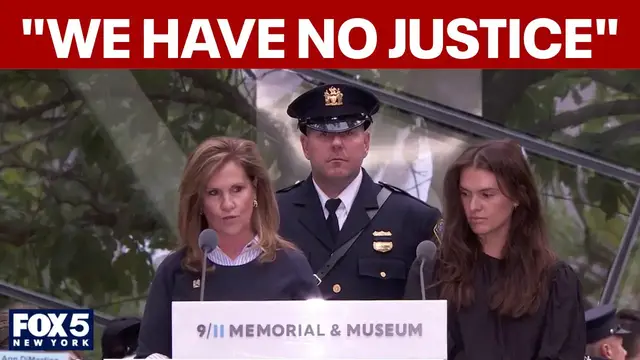 Video thumbnail for Widow of 9/11 victim calls out Saudi Arabia: "We have no justice"