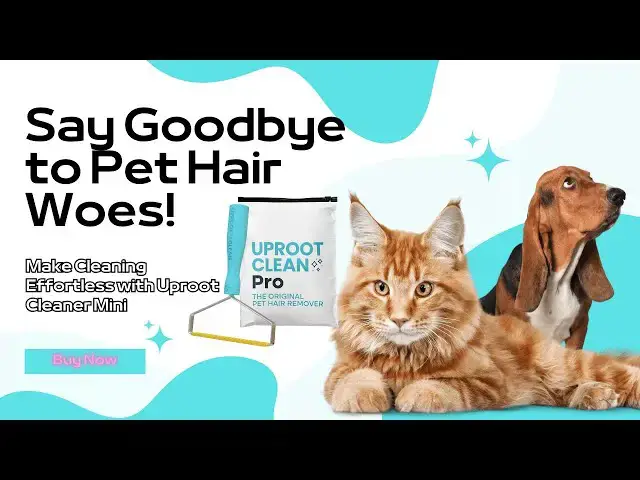 Video thumbnail for Make Cleaning Effortless with Uproot Cleaner Mini - Say Goodbye to Pet Hair Woes!
