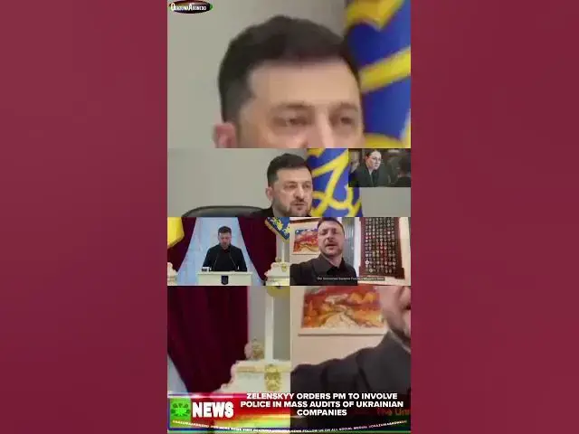 Video thumbnail for Zelenskyy Orders PM To Involve Police In Mass Audits Of Ukrainian Companies