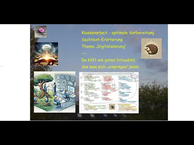 Video thumbnail for Textgebundene Erörterung - Thema "Digitalisierung" - Igel-Schaubild hilft bei der Stellungnahme