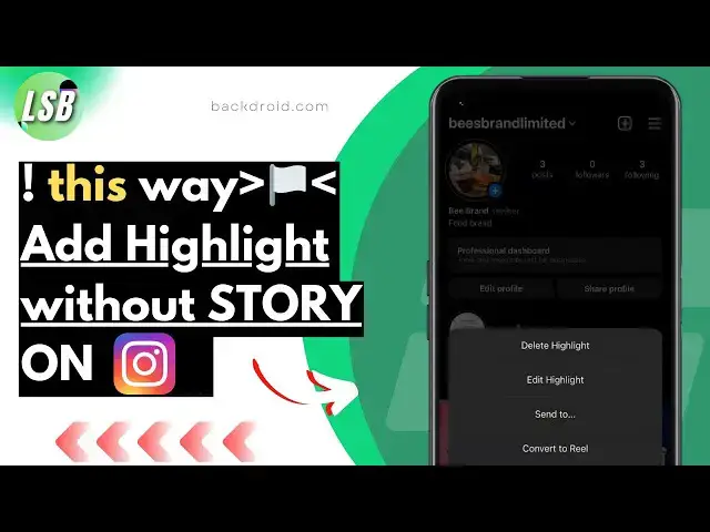 Video thumbnail for How to Add Instagram Highlights Without Posting to Story | Quick & Easy Tutorial