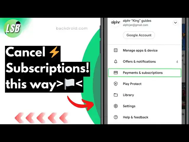 Video thumbnail for How To Remove Subscription From Google Play (1 minute)