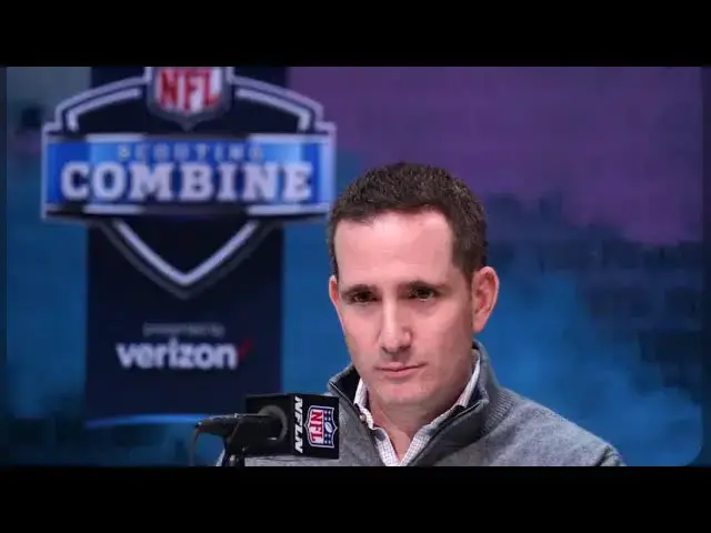 'Video thumbnail for lord brunson: philadelphia eagles combine interviews: howie roseman press conference & nfl draft prospects'