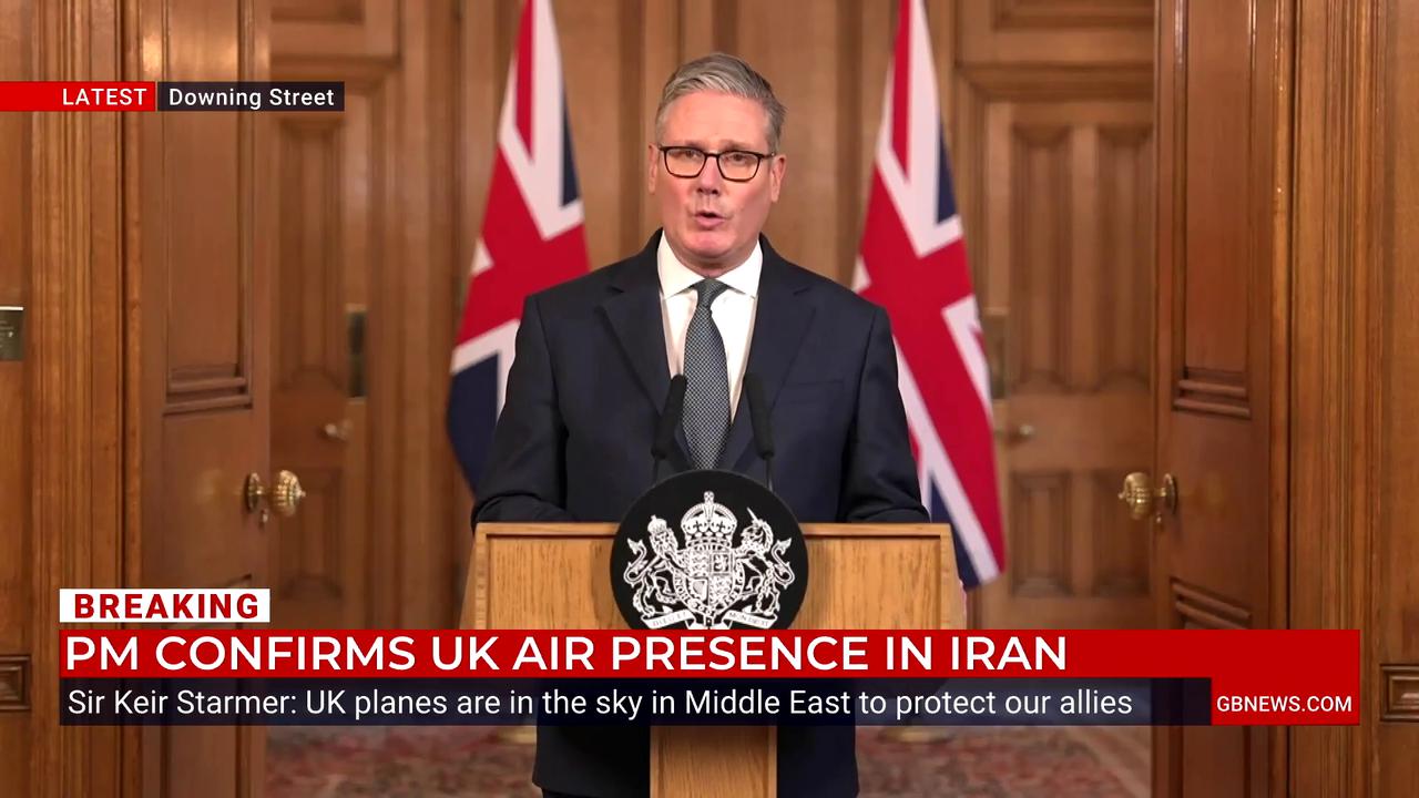 Video thumbnail for WATCH IN FULL: British planes 'in the sky for defensive operations' against Iran, PM declares