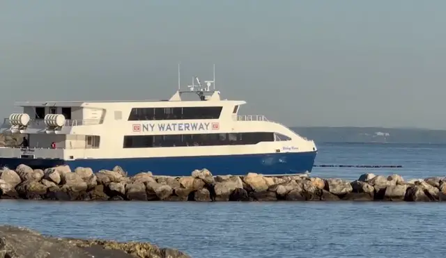 Video thumbnail for NY Waterway takes over Belford ferry service with more departures and lower fares