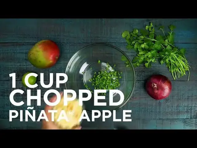 Video thumbnail for Pinata Apple & Mango Salsa