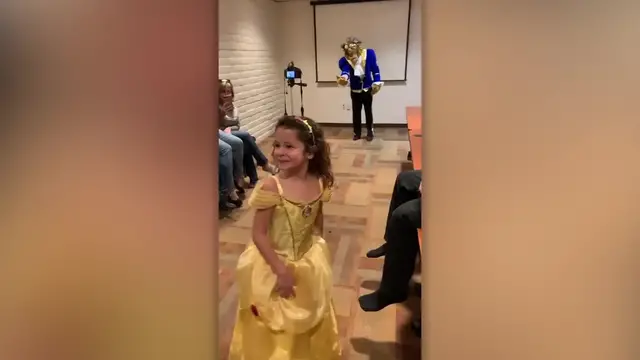 Video thumbnail for Beauty And The Beast Surprise Military Reunion | Happily TV