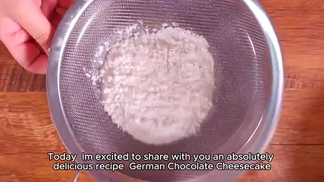 Video thumbnail for German Chocolate Cheesecake recipe