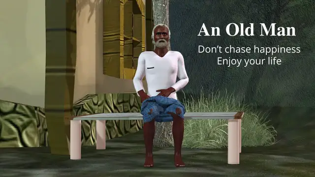 'Video thumbnail for #OldMan An Old Man Happy Now || Don’t chase happiness, Enjoy your life'