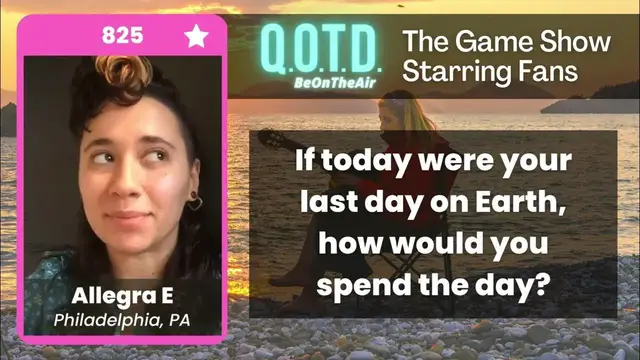 Video thumbnail for Our Favorite Answers: Allegra is jamming out for her last day!