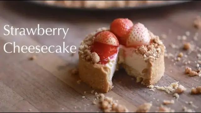 'Video thumbnail for Strawberry Cheesecake "Tart"'