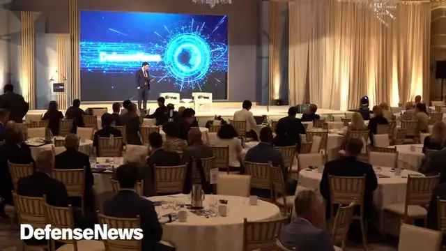 'Video thumbnail for Navy CTO discusses accelerating tech adoption and industry partnerships'