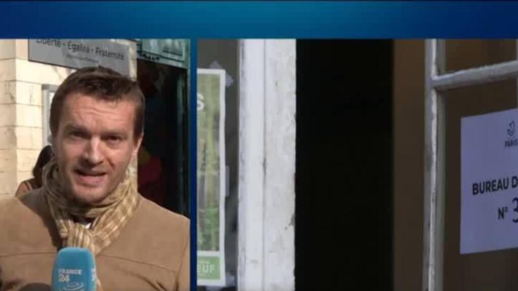 Video thumbnail for France votes: turnout sees uptick at midday in major cities