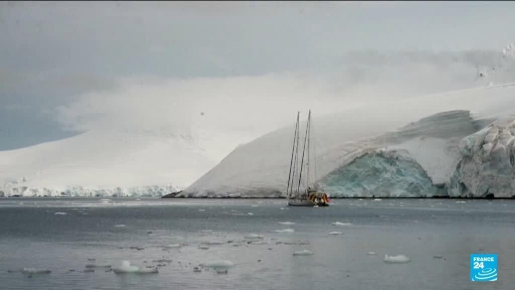 Video thumbnail for Scientists dive beneath Arctic ice to study threatened ecosystems