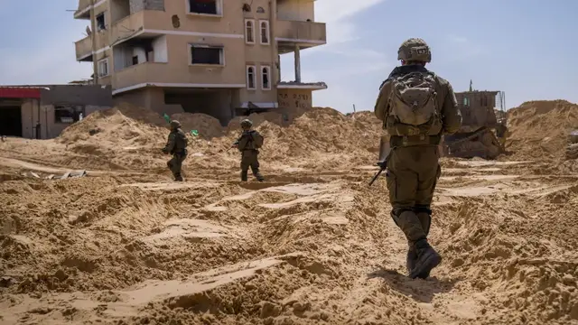 'Video thumbnail for Rafah now part of Israeli ‘security zone’ says defence minister'
