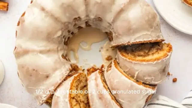 Video thumbnail for Honey Bun Pound Cake Recipe